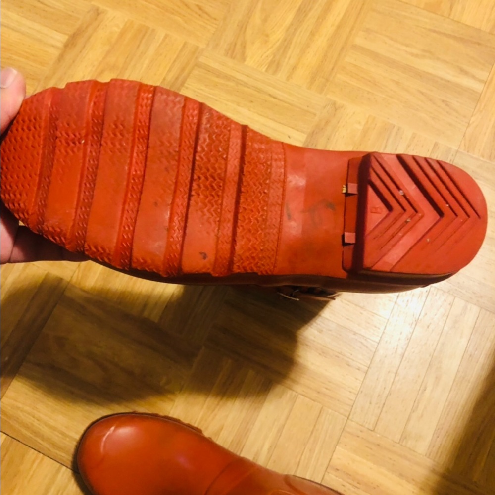 Women's Original Short Matte Buckle Strap Rain Boots size 5 - Picture 7 of 8